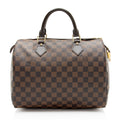 Louis Vuitton Damier Ebene Speedy 30 Satchel
