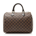 Louis Vuitton Damier Ebene Speedy 30 Satchel