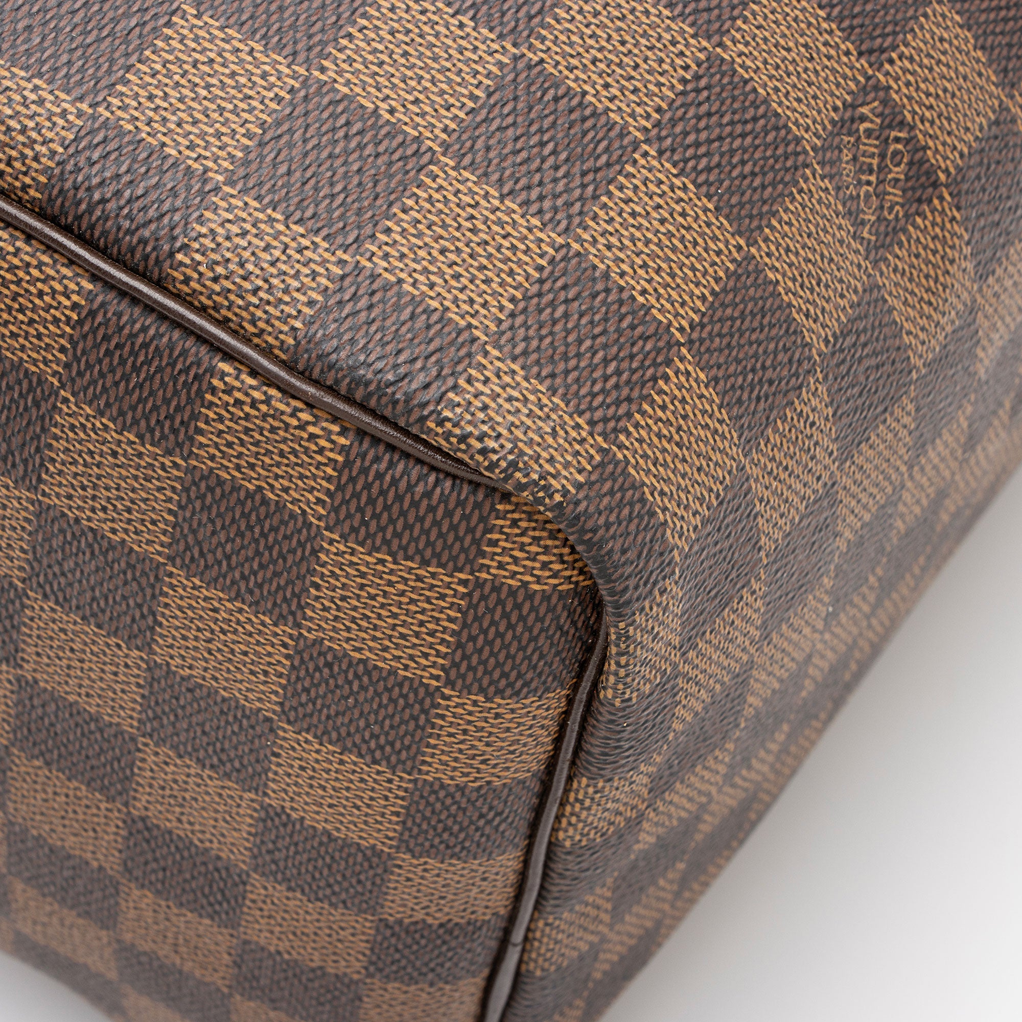 Louis Vuitton Damier Ebene Speedy 30 Satchel