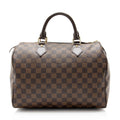 Louis Vuitton Damier Ebene Speedy 30 Satchel