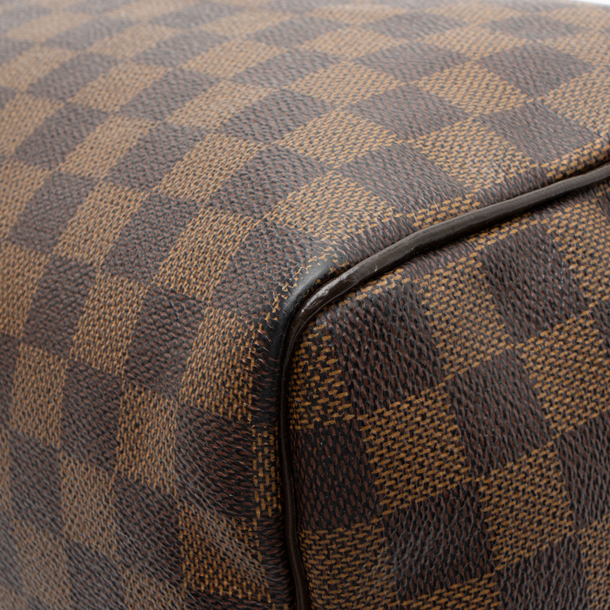 Louis Vuitton Damier Ebene Speedy 35 Satchel (SHF-w0gcrV)