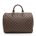 Louis Vuitton Damier Ebene Speedy 35 Satchel