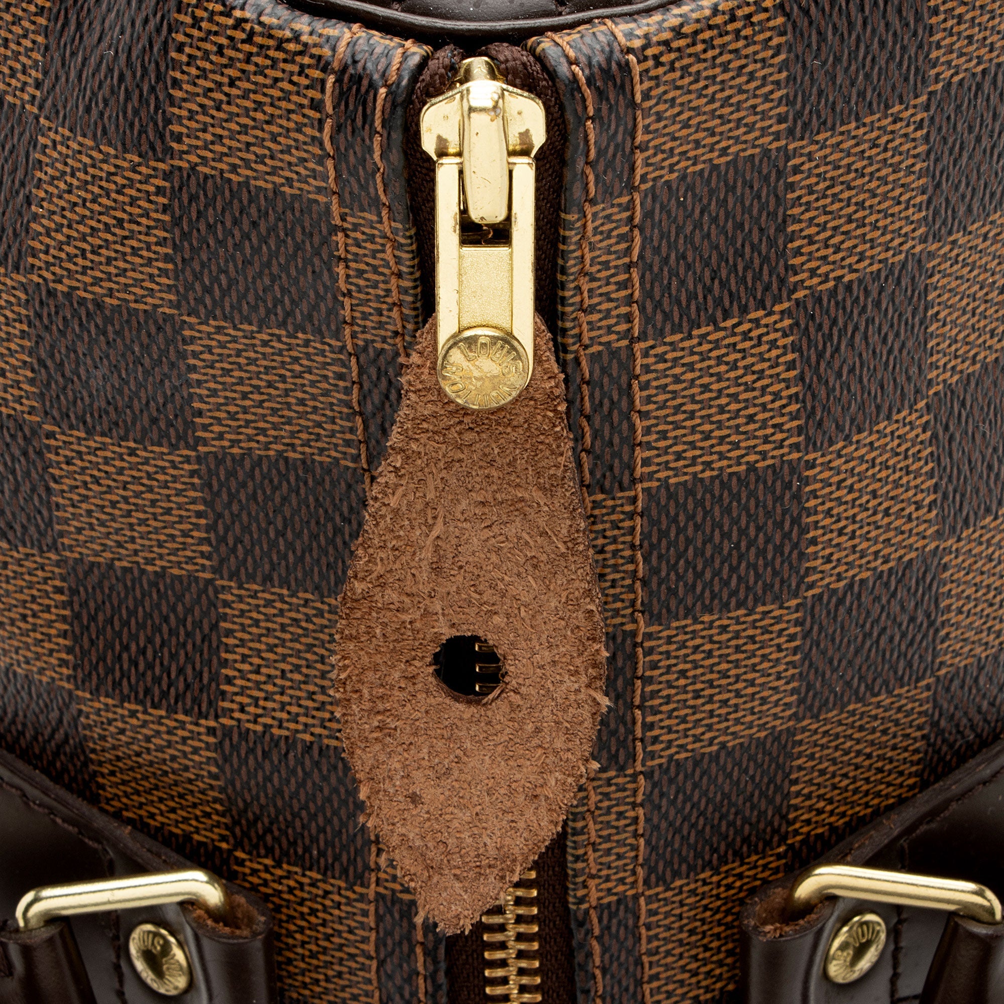 Louis Vuitton Damier Ebene Speedy 35 Satchel