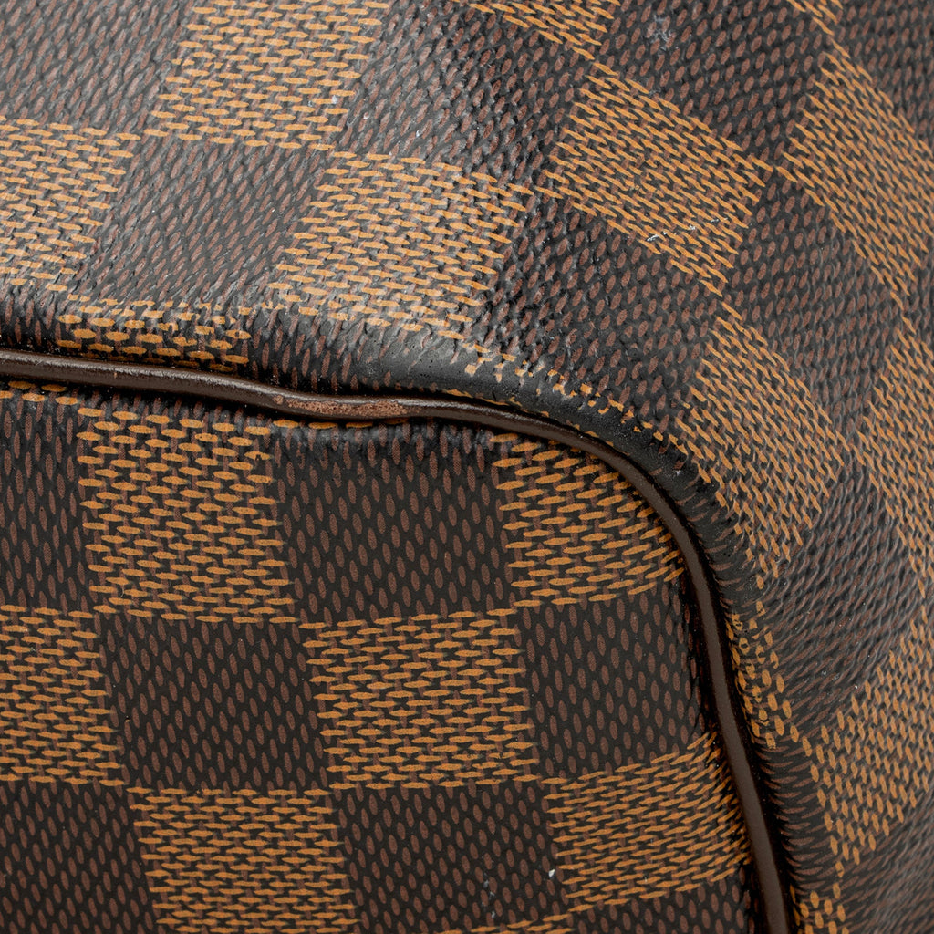 Louis Vuitton Damier Ebene Speedy 35 Satchel