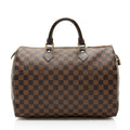 Louis Vuitton Damier Ebene Speedy 35 Satchel