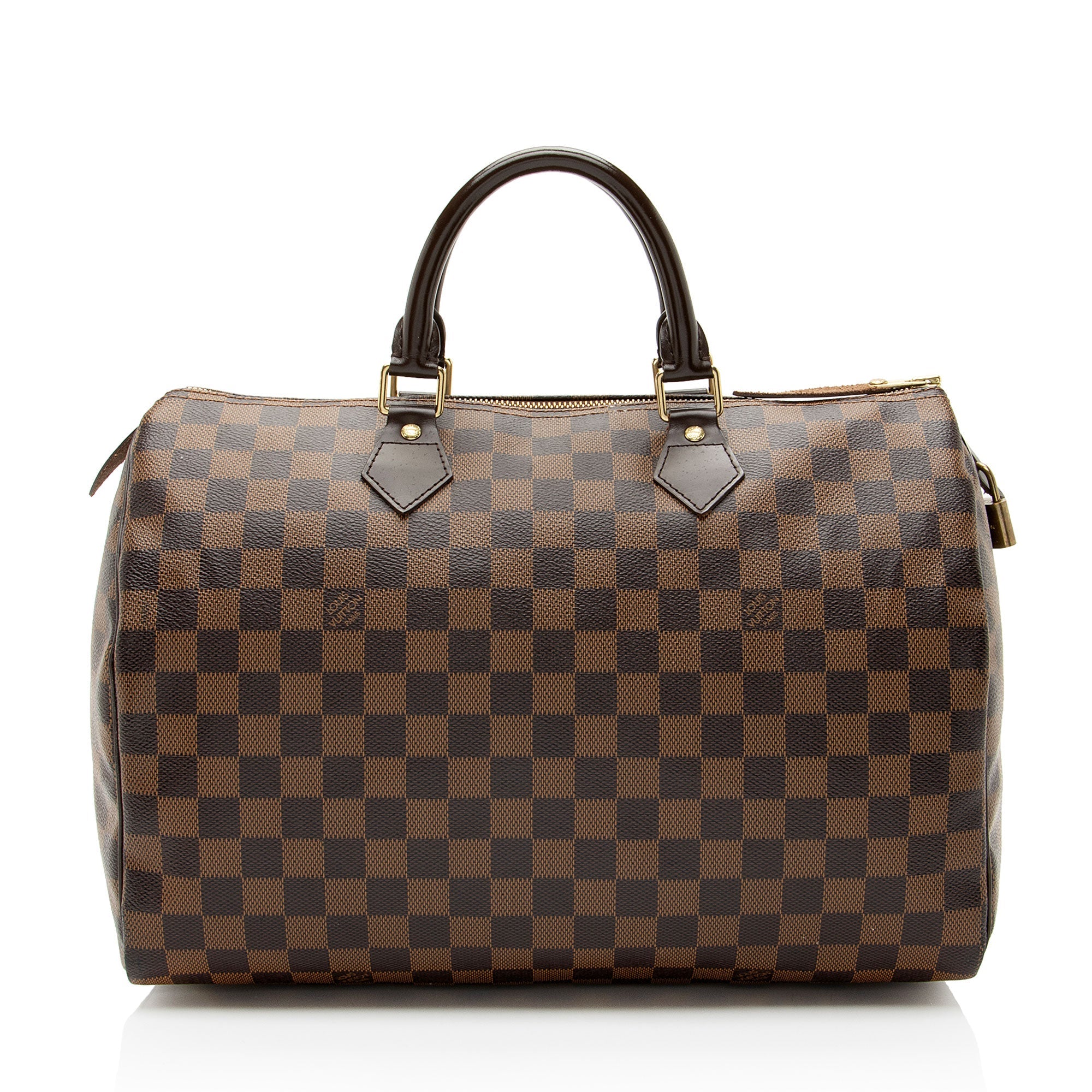 Louis Vuitton Damier Ebene Speedy 35 Satchel