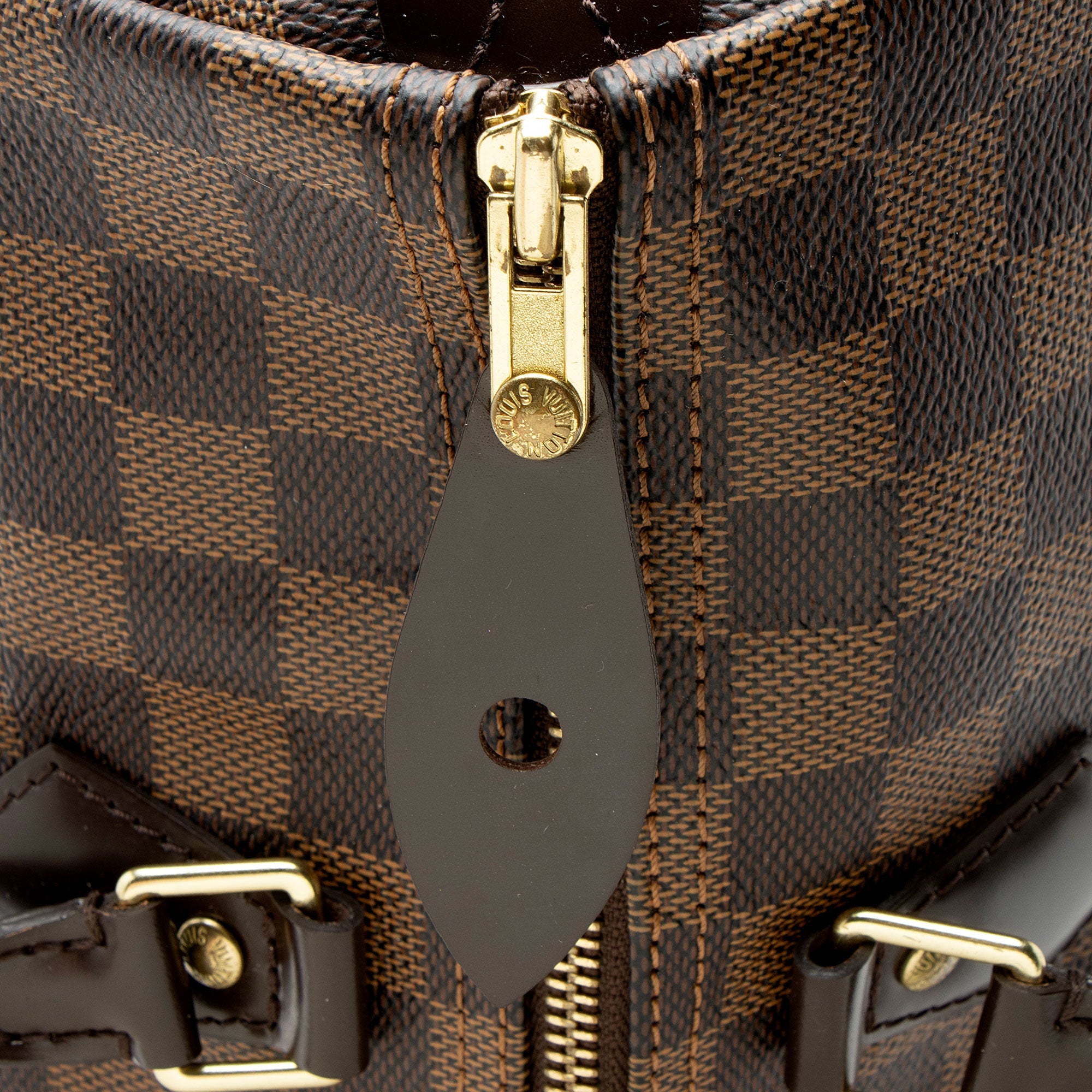 Louis Vuitton Damier Ebene Speedy 35 Satchel