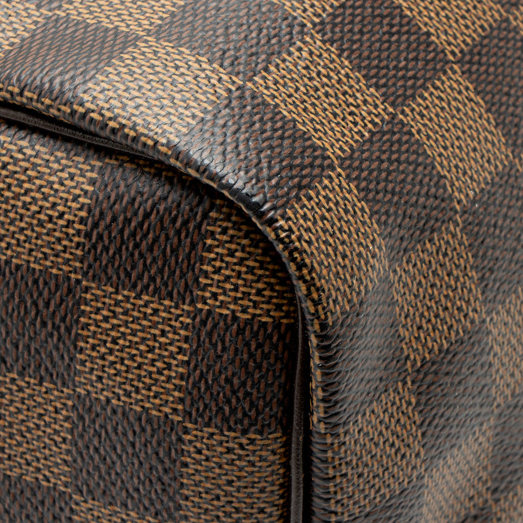 Louis Vuitton Damier Ebene Speedy 35 Satchel