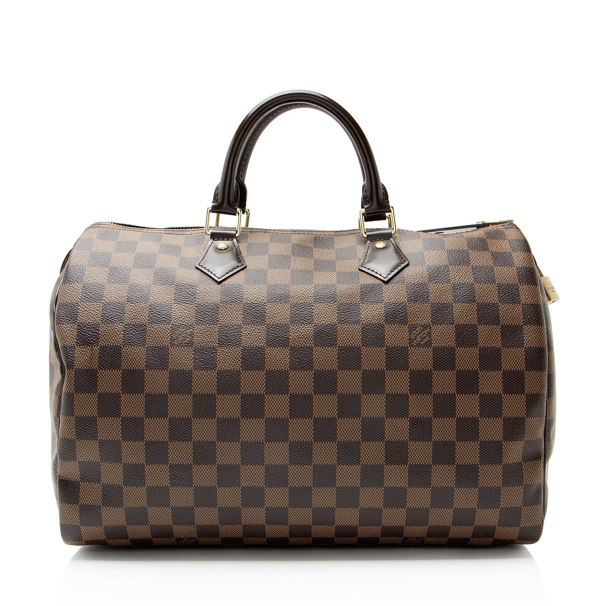 Louis Vuitton Damier Ebene Speedy 35 Satchel