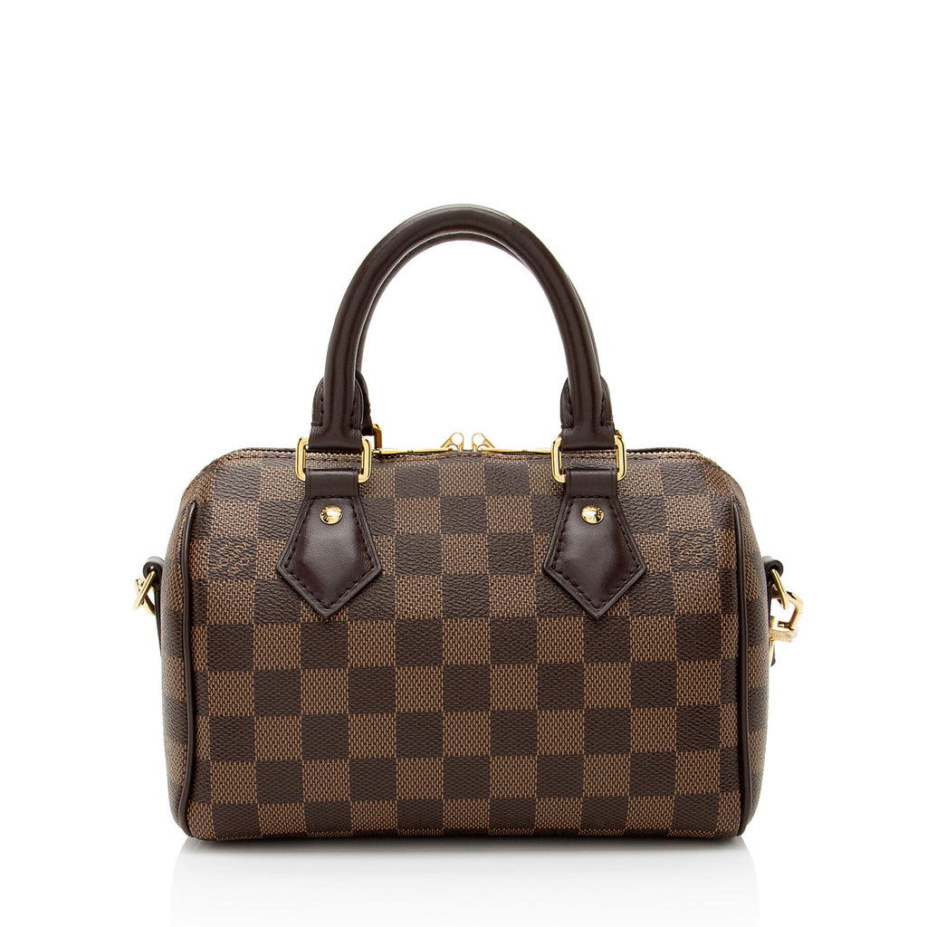 Louis Vuitton Damier Ebene Speedy Bandouliere 20 Satchel
