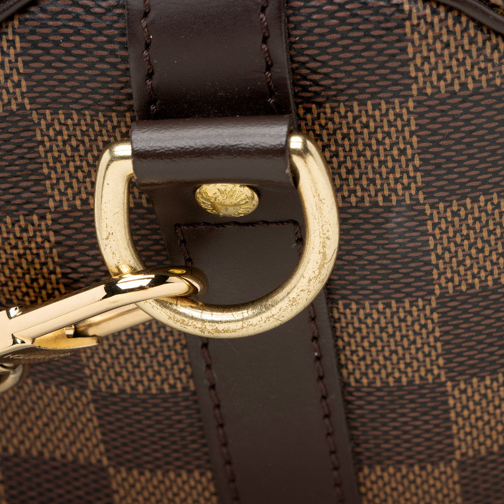 Louis Vuitton Damier Ebene Speedy Bandouliere 25 Satchel