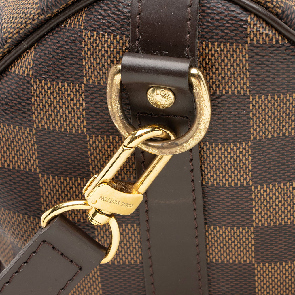 Louis Vuitton Damier Ebene Speedy Bandouliere 25 Satchel
