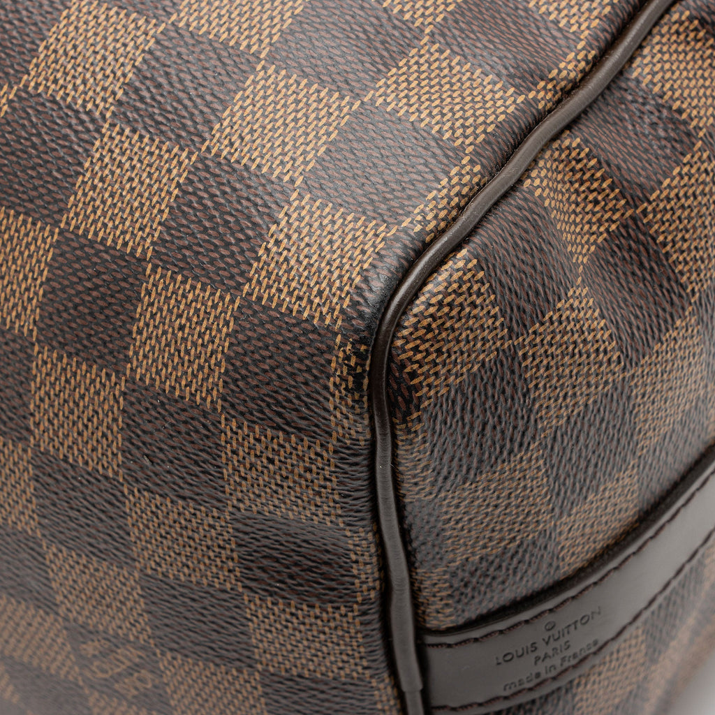 Louis Vuitton Damier Ebene Speedy Bandouliere 25 Satchel