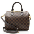 Louis Vuitton Damier Ebene Speedy Bandouliere 25 Satchel