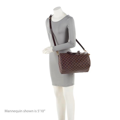 Louis Vuitton Damier Ebene Speedy Bandouliere 30 Satchel (SHF-21943)
