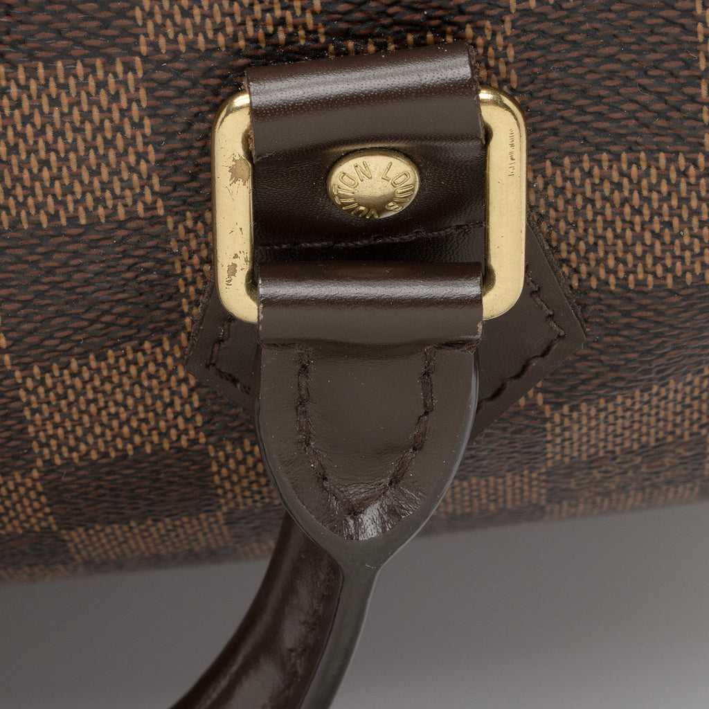 Louis Vuitton Damier Ebene Speedy Bandouliere 30 Satchel (SHF-XEgoqX)
