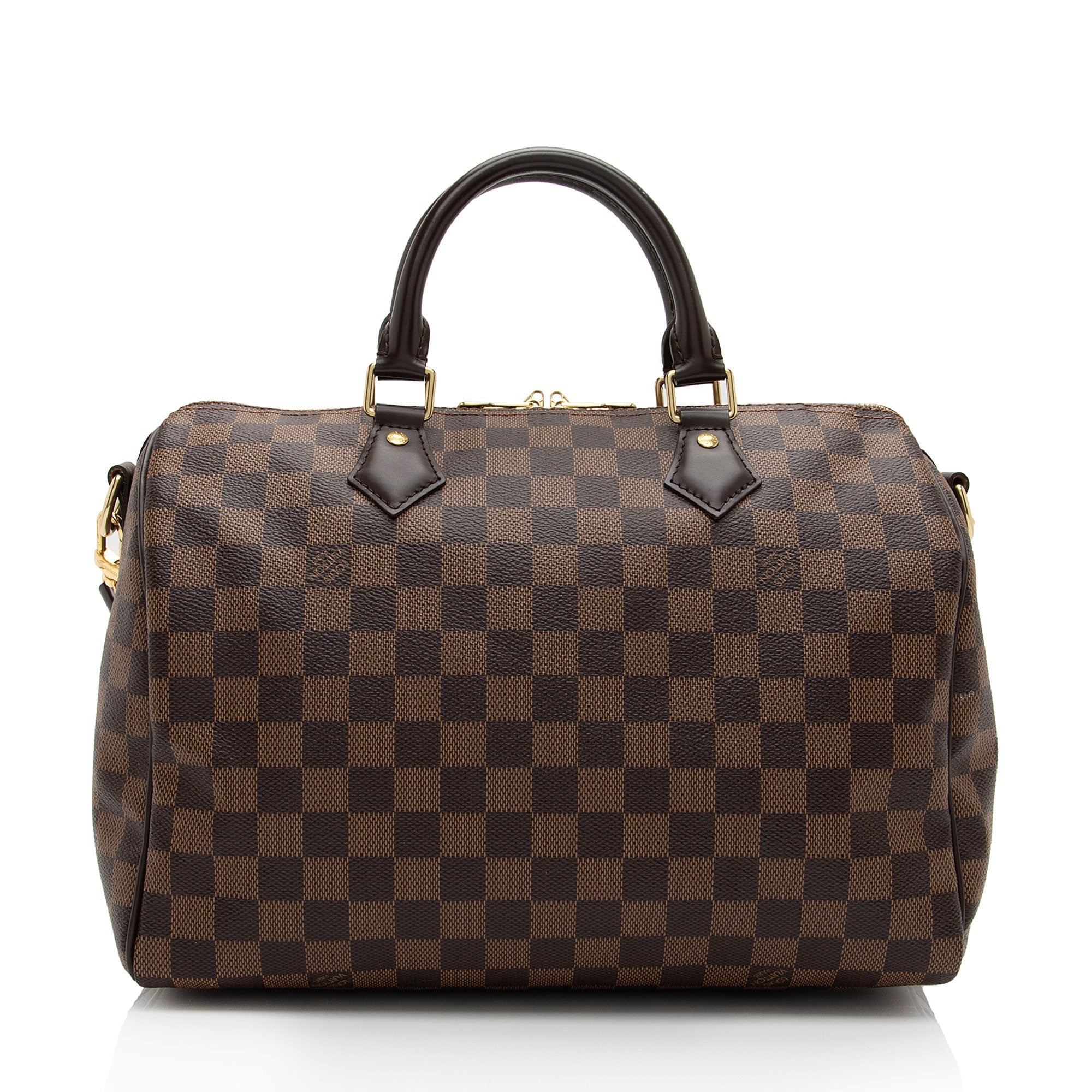 Louis Vuitton Damier Ebene Speedy Bandouliere 30 Satchel (SHF-jMwGuO)