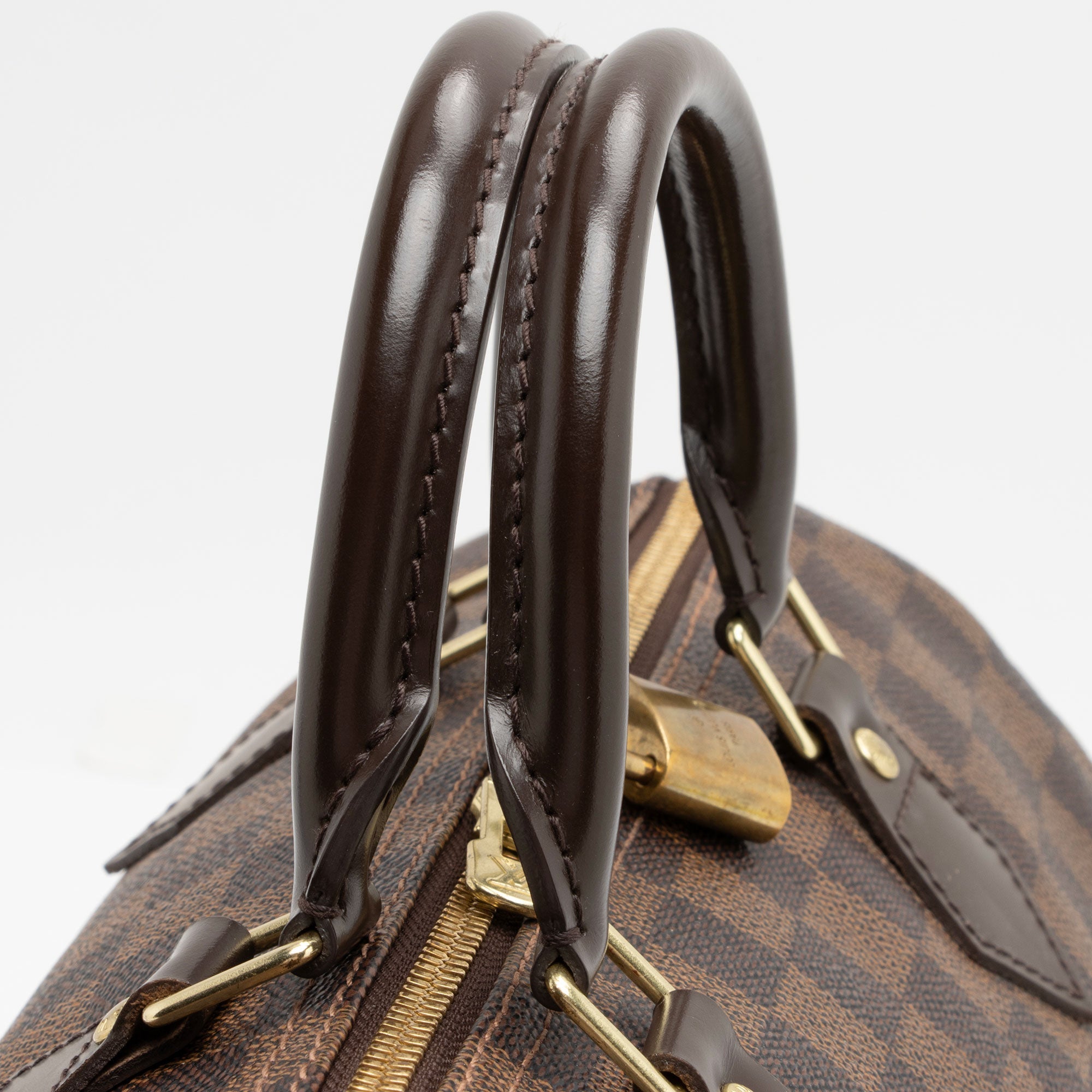 Louis Vuitton Damier Ebene Speedy Bandouliere 30 Satchel (SHF-9xbfu9)