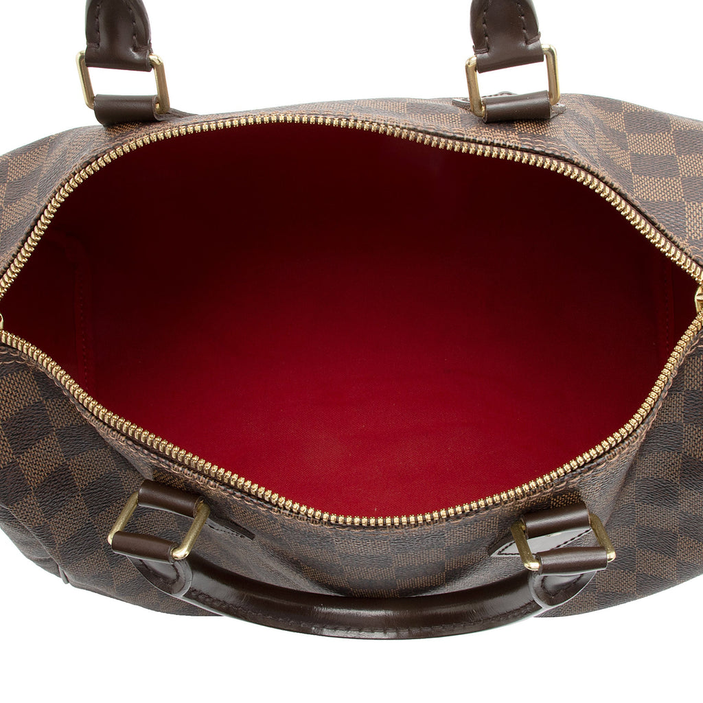 Louis Vuitton Damier Ebene Speedy Bandouliere 30 Satchel (SHF-9xbfu9)