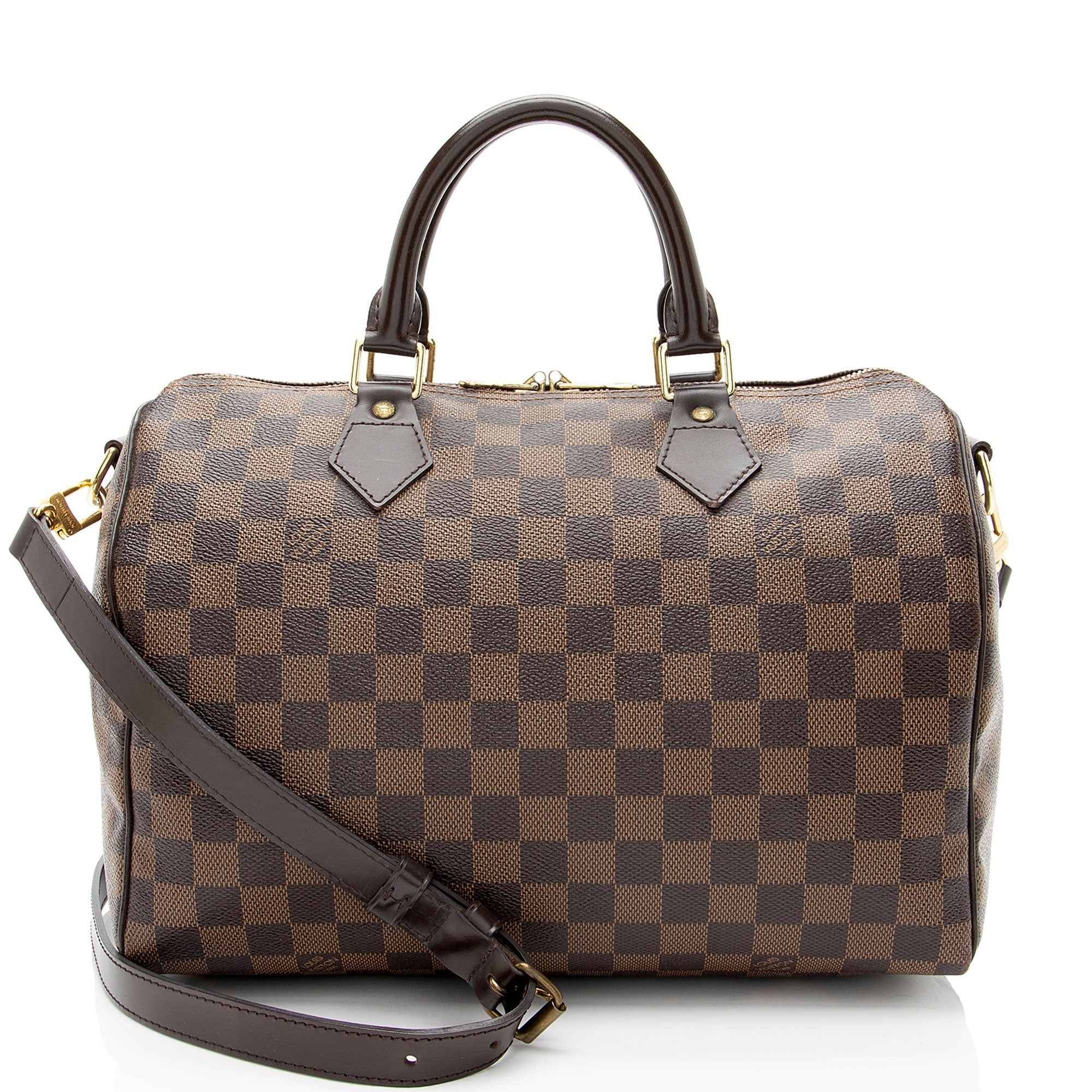 Louis Vuitton Damier Ebene Speedy Bandouliere 30 Satchel