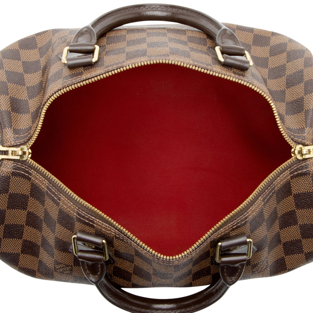 Louis Vuitton Damier Ebene Speedy Bandouliere 30 Satchel