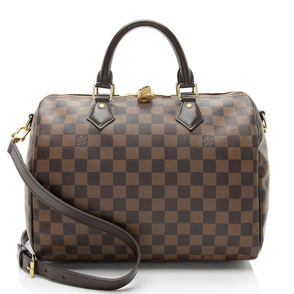 Louis Vuitton Damier Ebene Speedy Bandouliere 30 Satchel