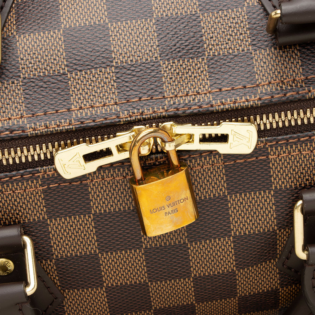 Louis Vuitton Damier Ebene Speedy Bandouliere 30 Satchel