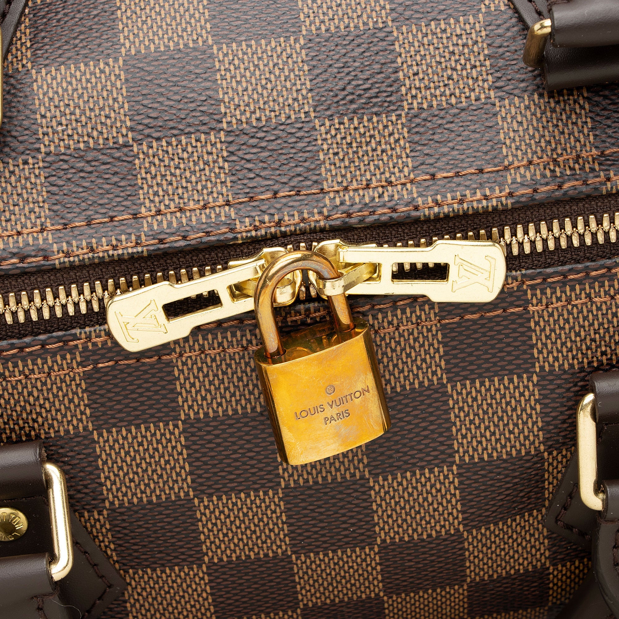 Louis Vuitton Damier Ebene Speedy Bandouliere 30 Satchel