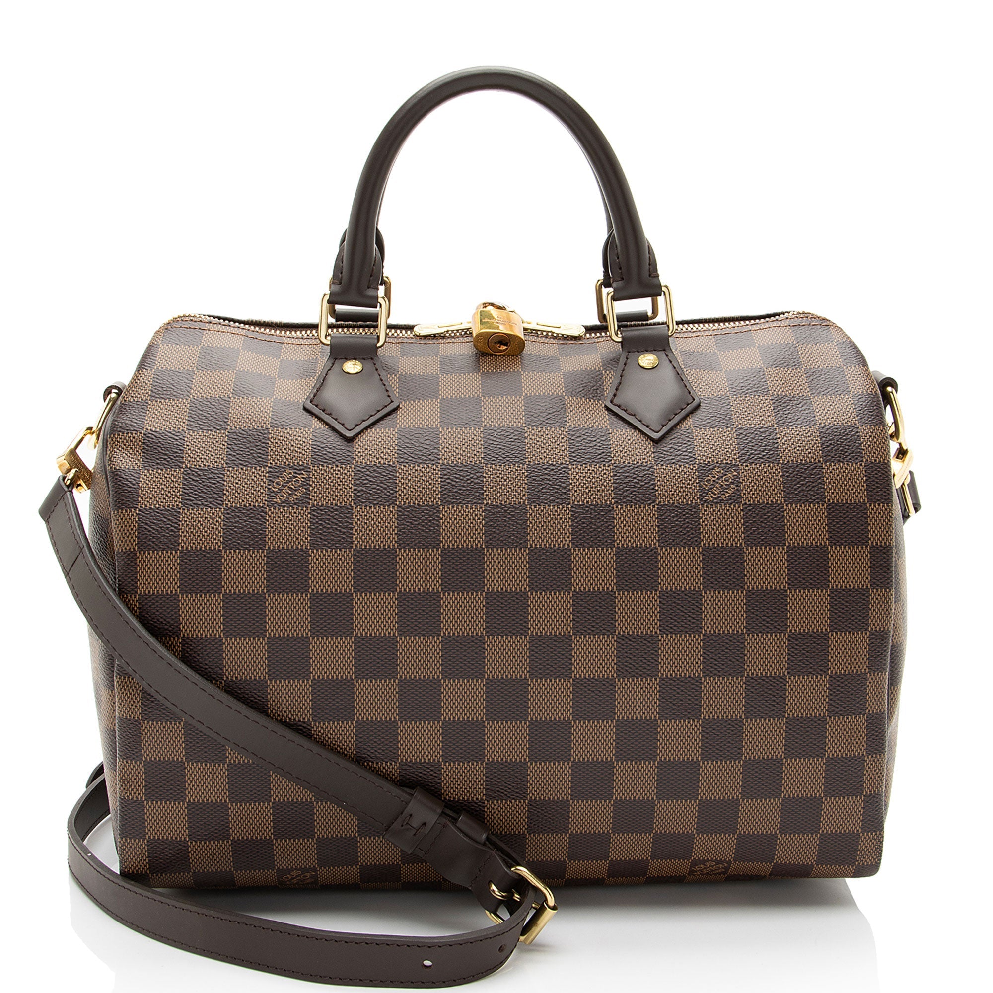 Louis Vuitton Damier Ebene Speedy Bandouliere 30 Satchel