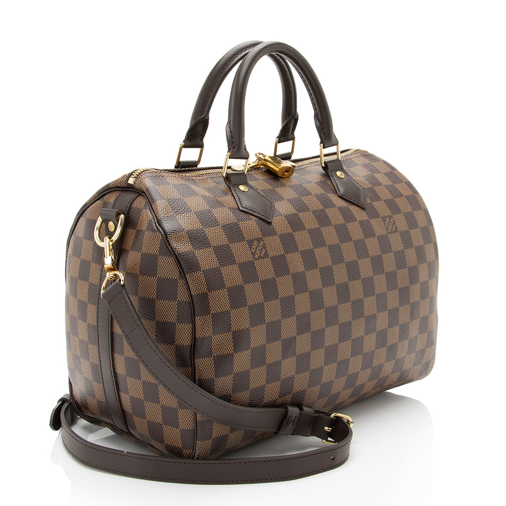 Louis Vuitton Damier Ebene Speedy Bandouliere 30 Satchel