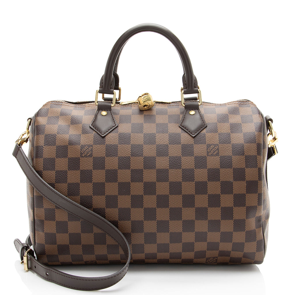 Louis Vuitton Damier Ebene Speedy Bandouliere 30 Satchel