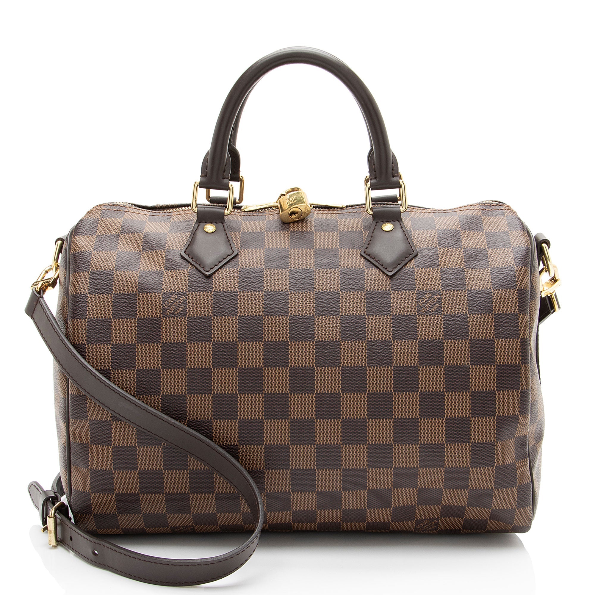 Louis Vuitton Damier Ebene Speedy Bandouliere 30 Satchel