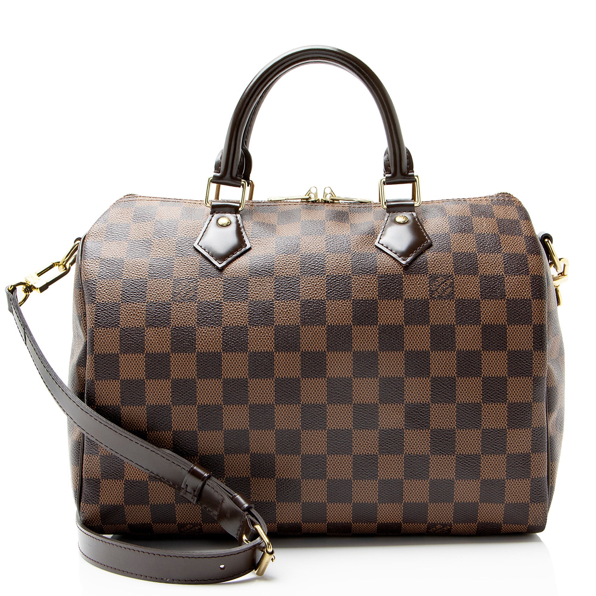 Louis Vuitton Damier Ebene Speedy Bandouliere 30 Satchel
