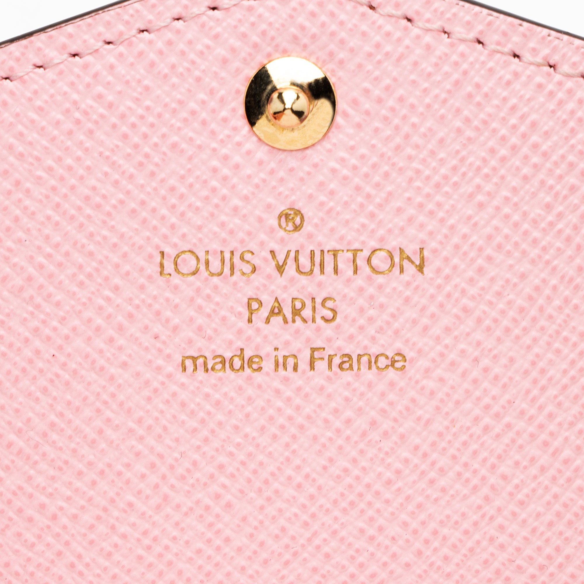 Louis Vuitton Damier Ebene Studded Sarah Wallet