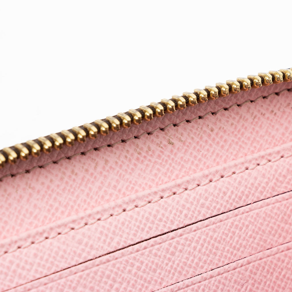 Louis Vuitton Damier Ebene Studded Zippy Wallet