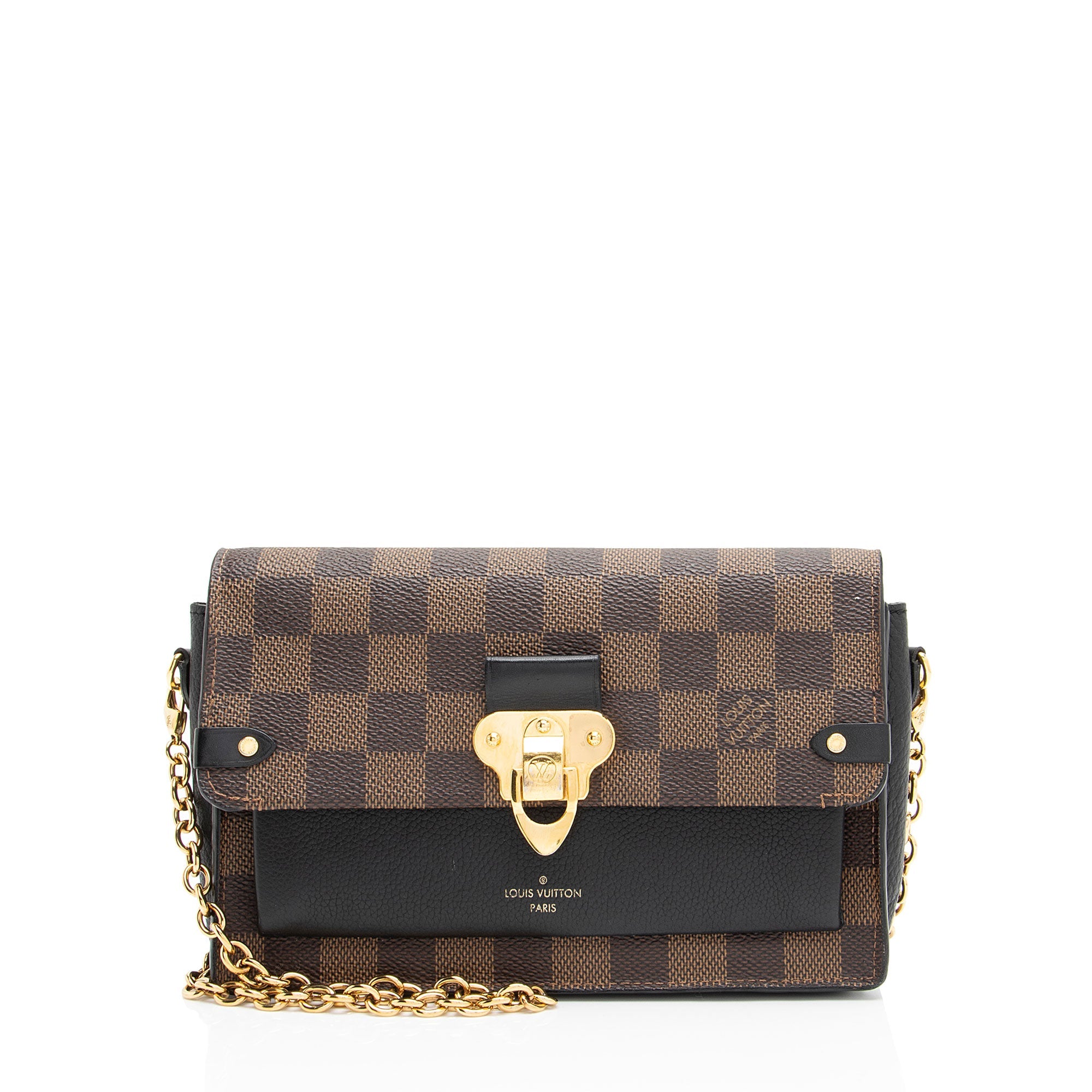 Louis Vuitton Damier Ebene Vavin Chain Wallet