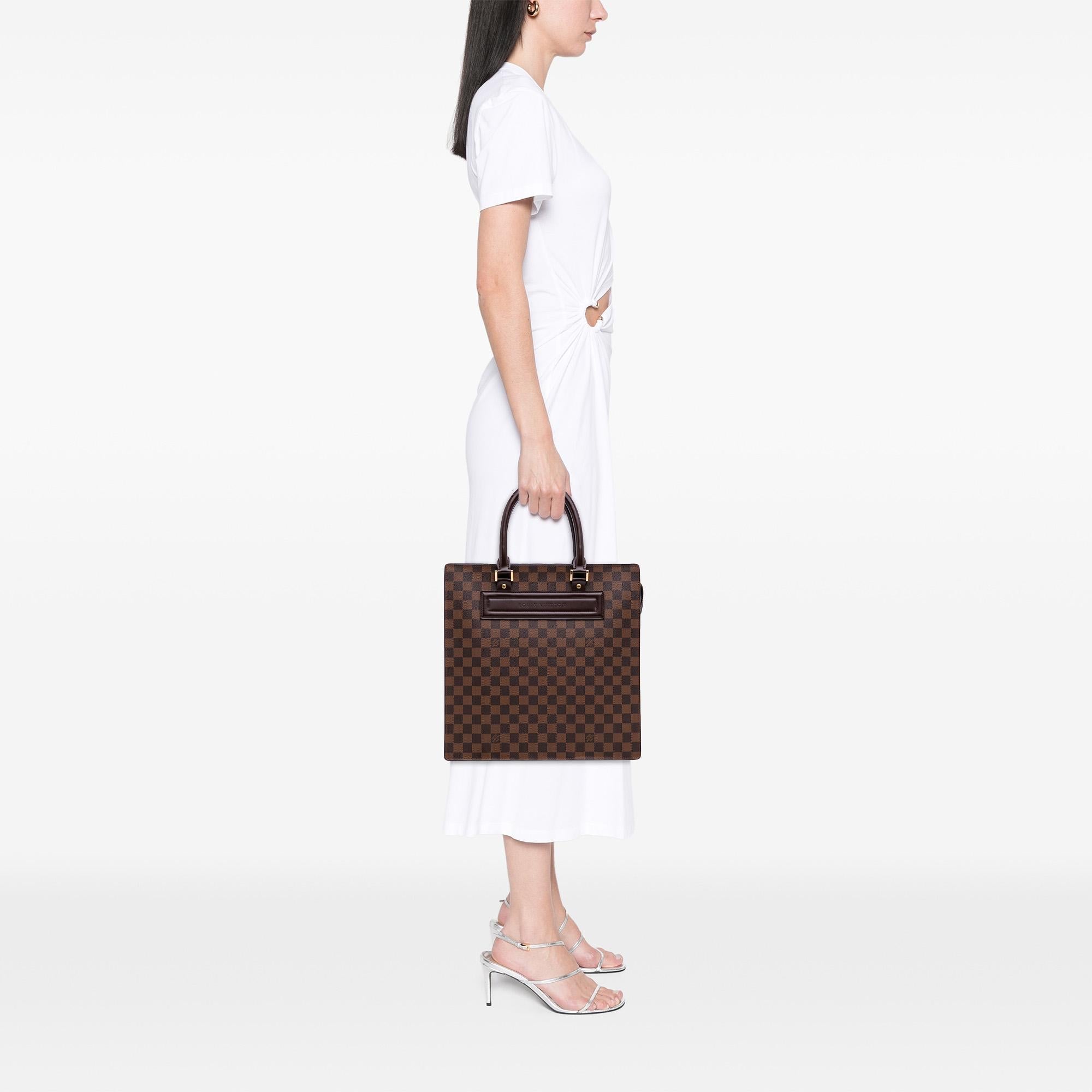 Louis Vuitton Damier Ebene Venice Sac Plat GM