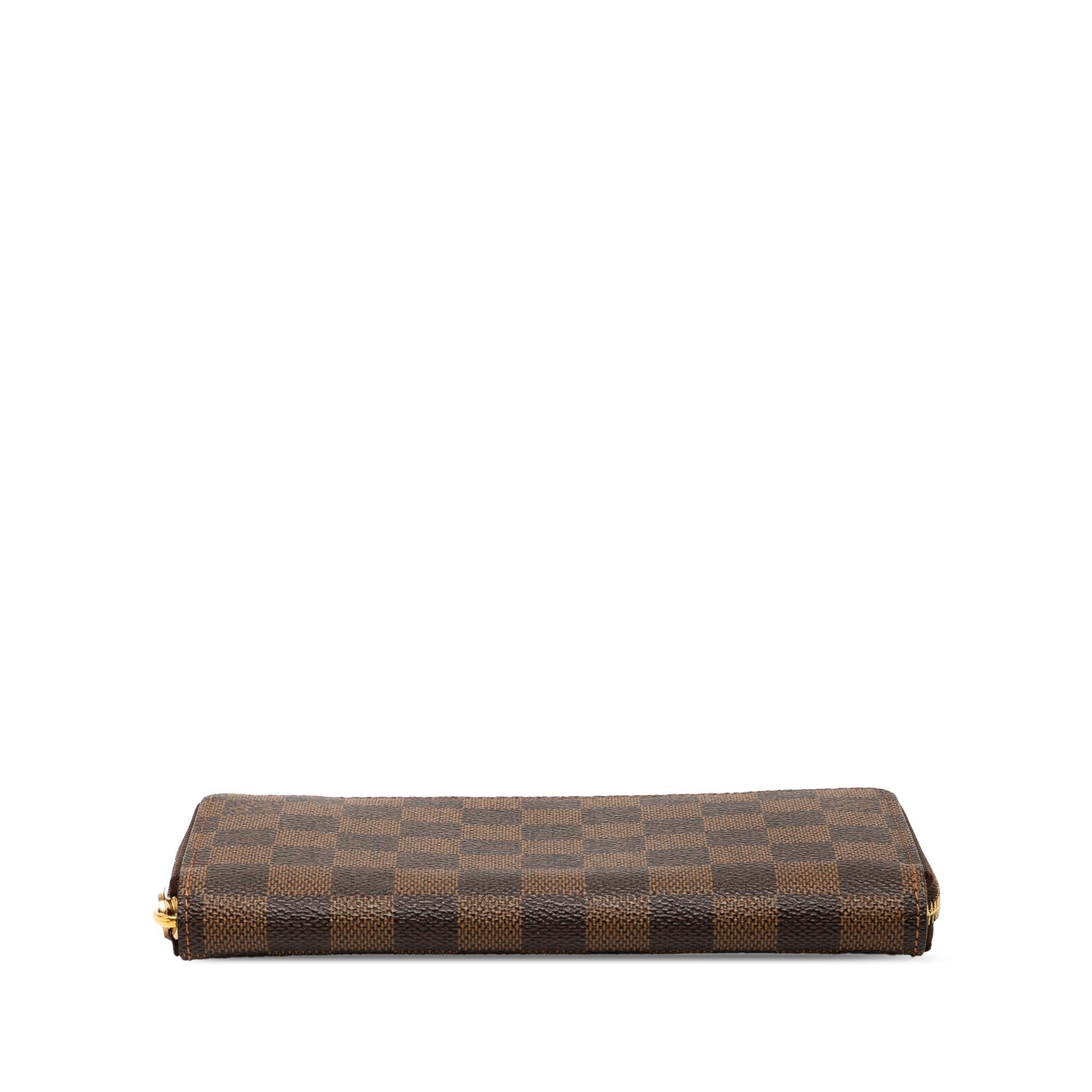 Louis Vuitton Damier Ebene Zippy Long Wallet
