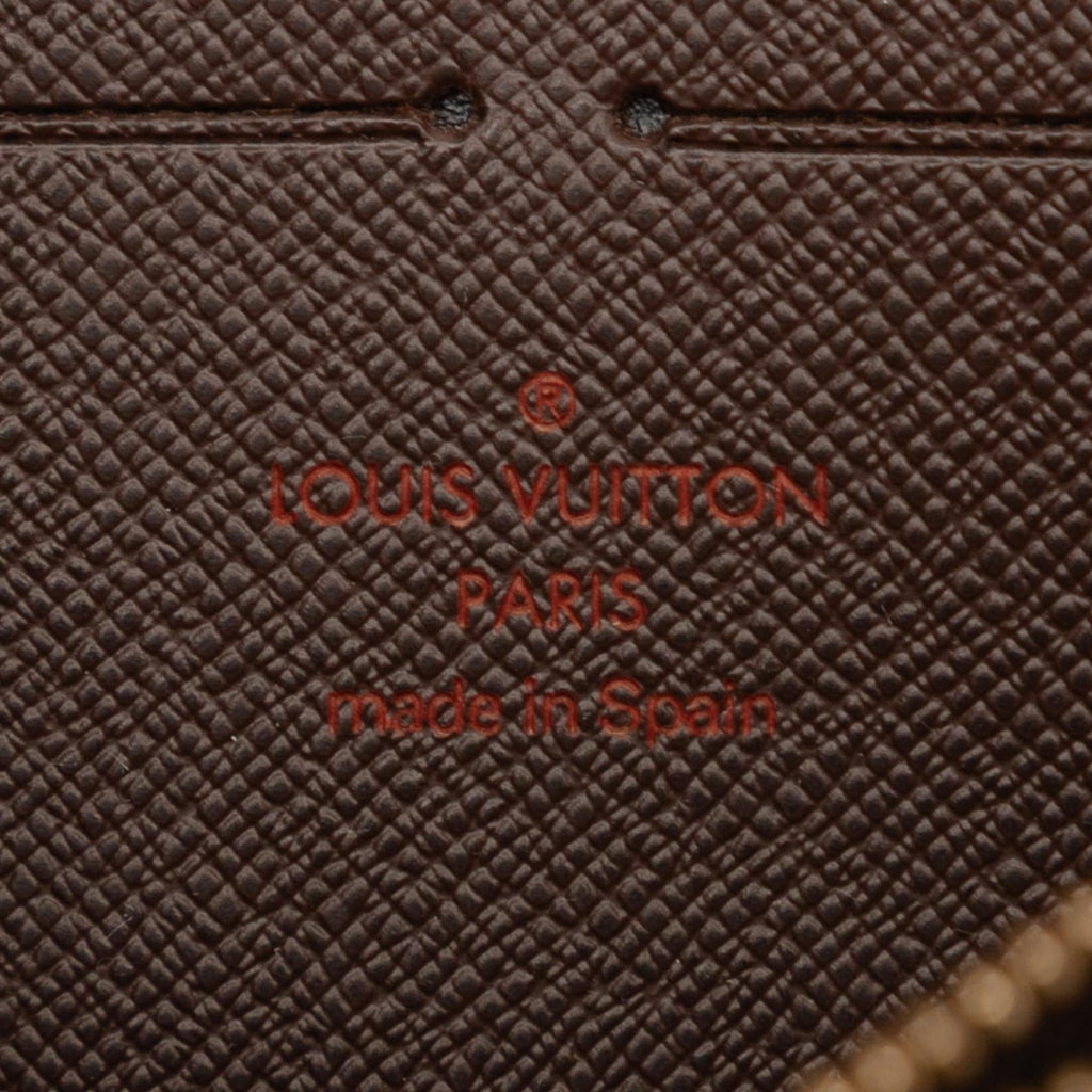 Louis Vuitton Damier Ebene Zippy Long Wallet
