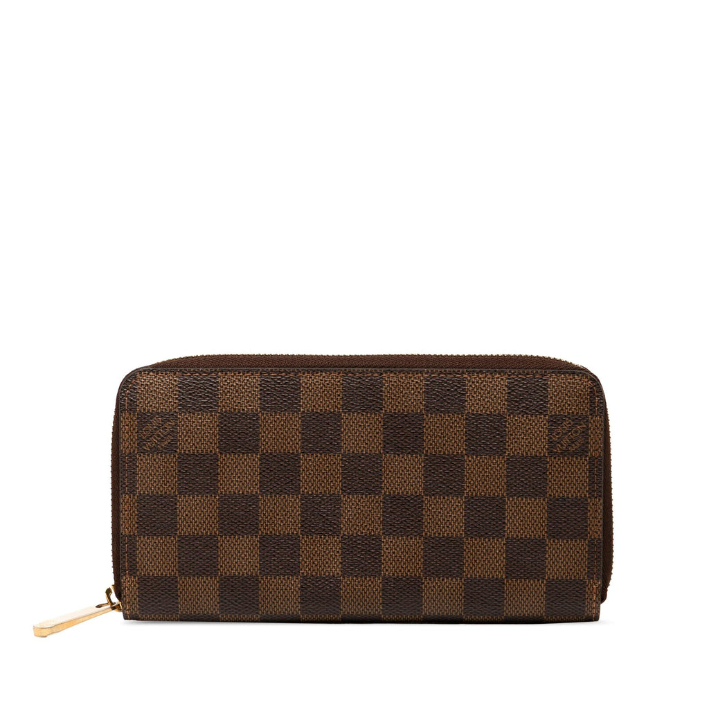 Louis Vuitton Damier Ebene Zippy Long Wallet