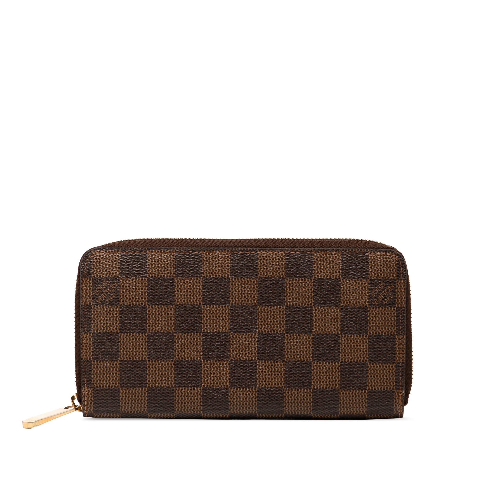 Louis Vuitton Damier Ebene Zippy Long Wallet