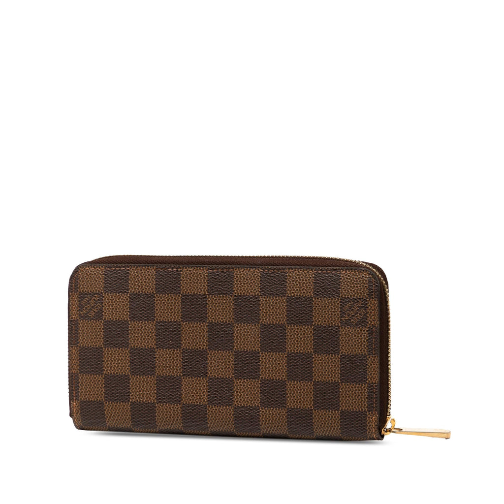 Louis Vuitton Damier Ebene Zippy Long Wallet