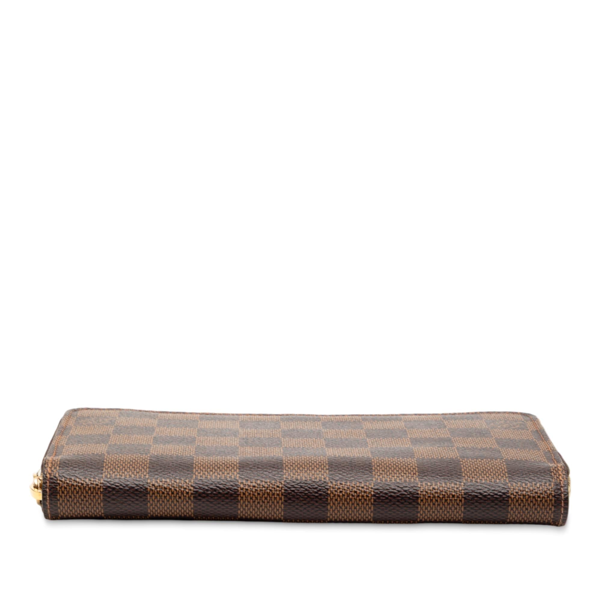 Louis Vuitton Damier Ebene Zippy Long Wallet