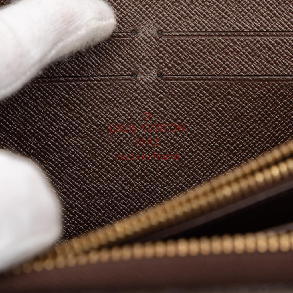 Louis Vuitton Damier Ebene Zippy Long Wallet