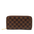 Louis Vuitton Damier Ebene Zippy Long Wallet