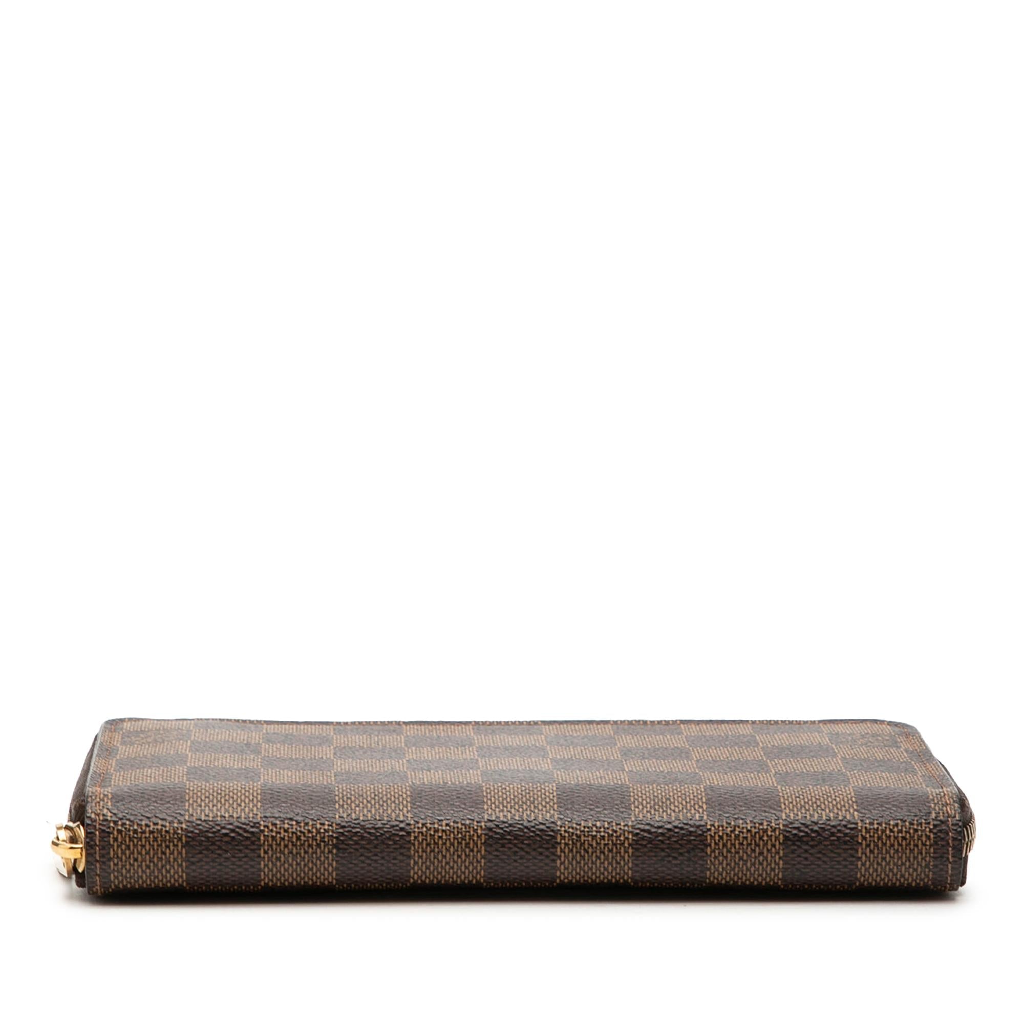 Louis Vuitton Damier Ebene Zippy Long Wallet