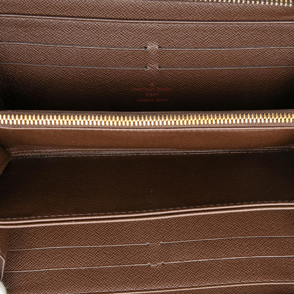 Louis Vuitton Damier Ebene Zippy Long Wallet