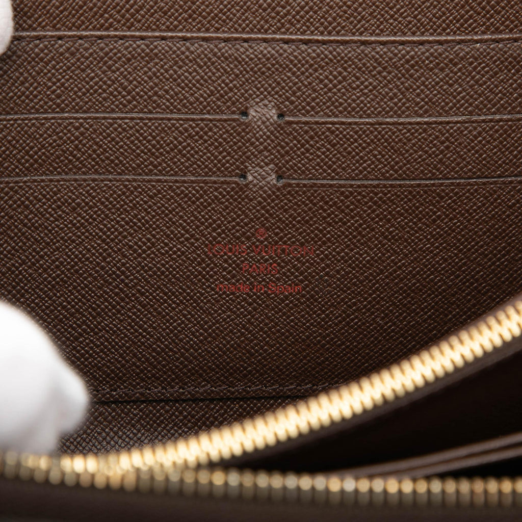 Louis Vuitton Damier Ebene Zippy Long Wallet