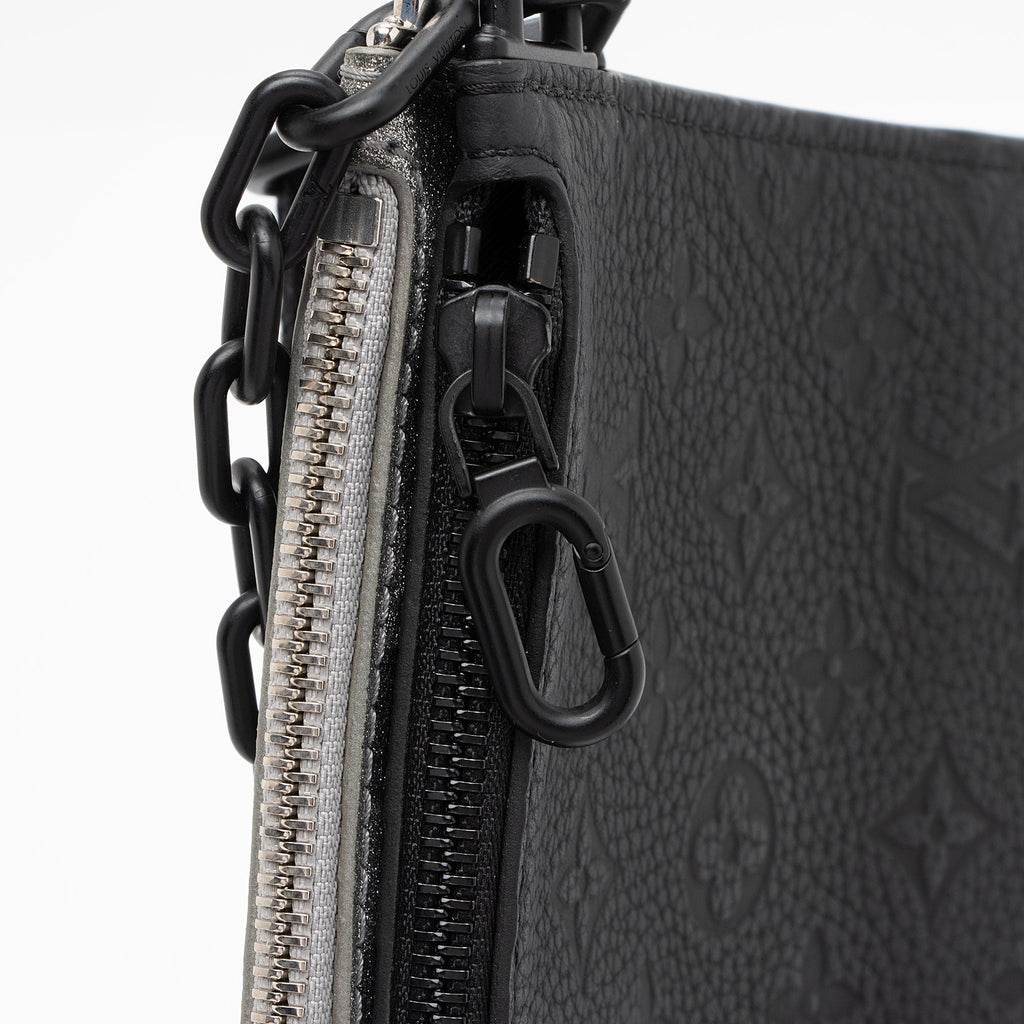 Louis Vuitton Damier Glitter Taurillon In The Loop Trio Pouch