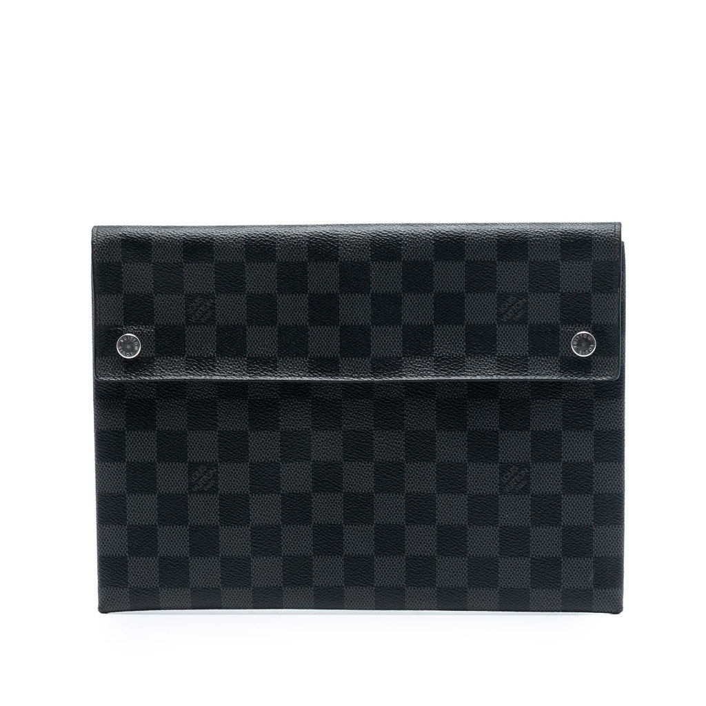 Louis Vuitton Damier Graphite Alpha Pochette GM
